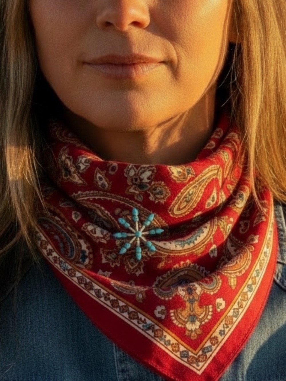 Zuni Vera Halusewa Sterling Silver Turquoise Snowflake Pin Pendant Necklace - Picture 16 of 17